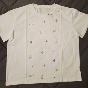 Kids White Graphic Tee